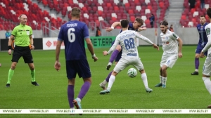 Футболисты минского "Динамо" победили в матче чемпионата Беларуси