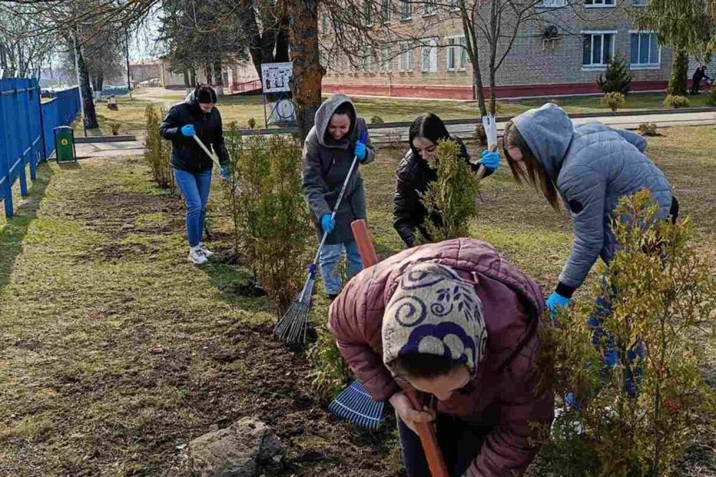 Березинская ЦРБ приступила к субботнику