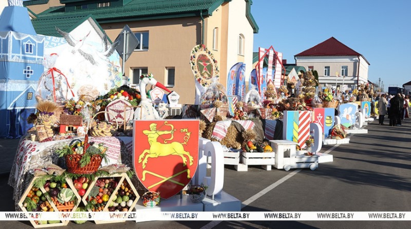 Лукашенко прибыл в Воложин на областные "Дажынкі"