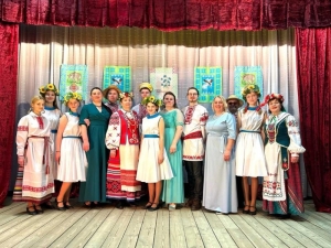 Культурная программа на избирательном участке в Новинском СДК