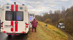 Маршрутка с 13 пассажирами попала в ДТП в Дзержинском районе, пятерых доставили в больницу