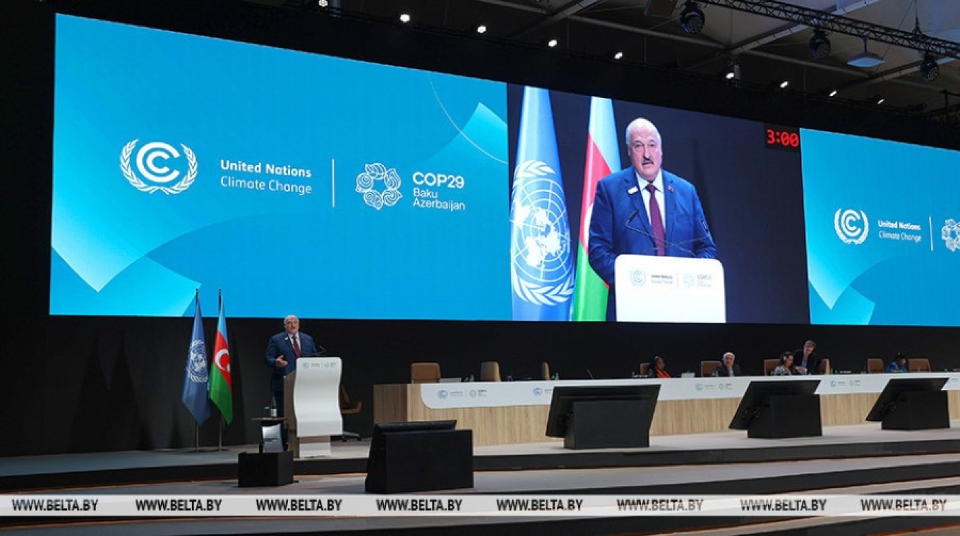 "Пора от слов перейти к делу". Лукашенко озвучил предложения по борьбе с изменением климата