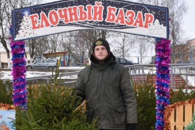 Ёлочный базар в Березино