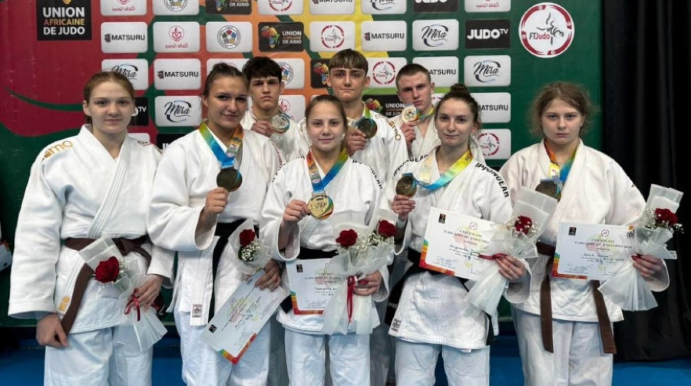 Юные белорусские дзюдоисты завоевали семь наград на старте турнира в Тунисе