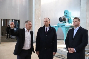 «Важнейший объект для страны» — губернатор Минщины посетил строящийся завод по производству мясокостной муки в Фаниполе