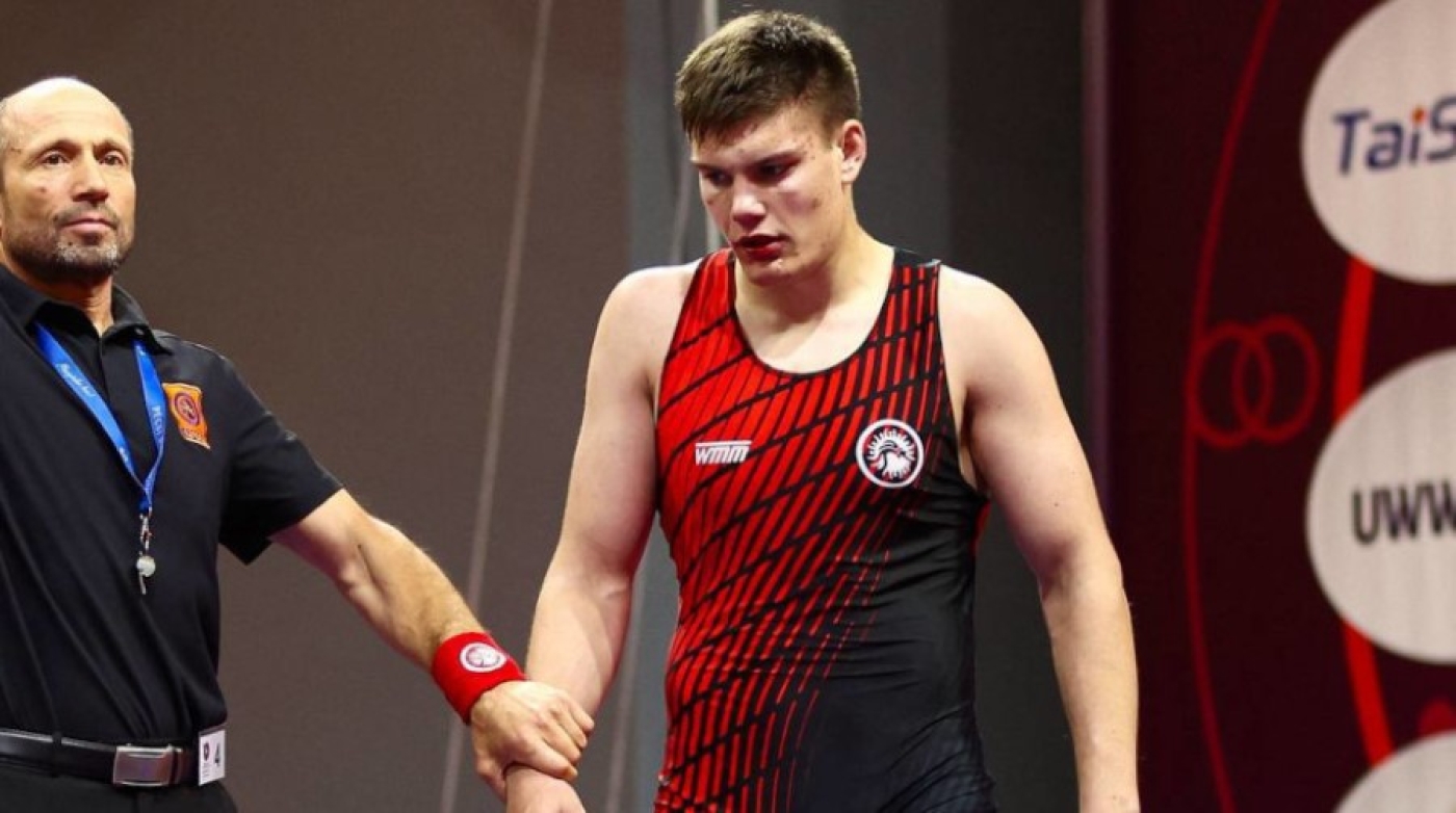Белорус Касьян стал серебряным призером юношеского первенства мира по борьбе