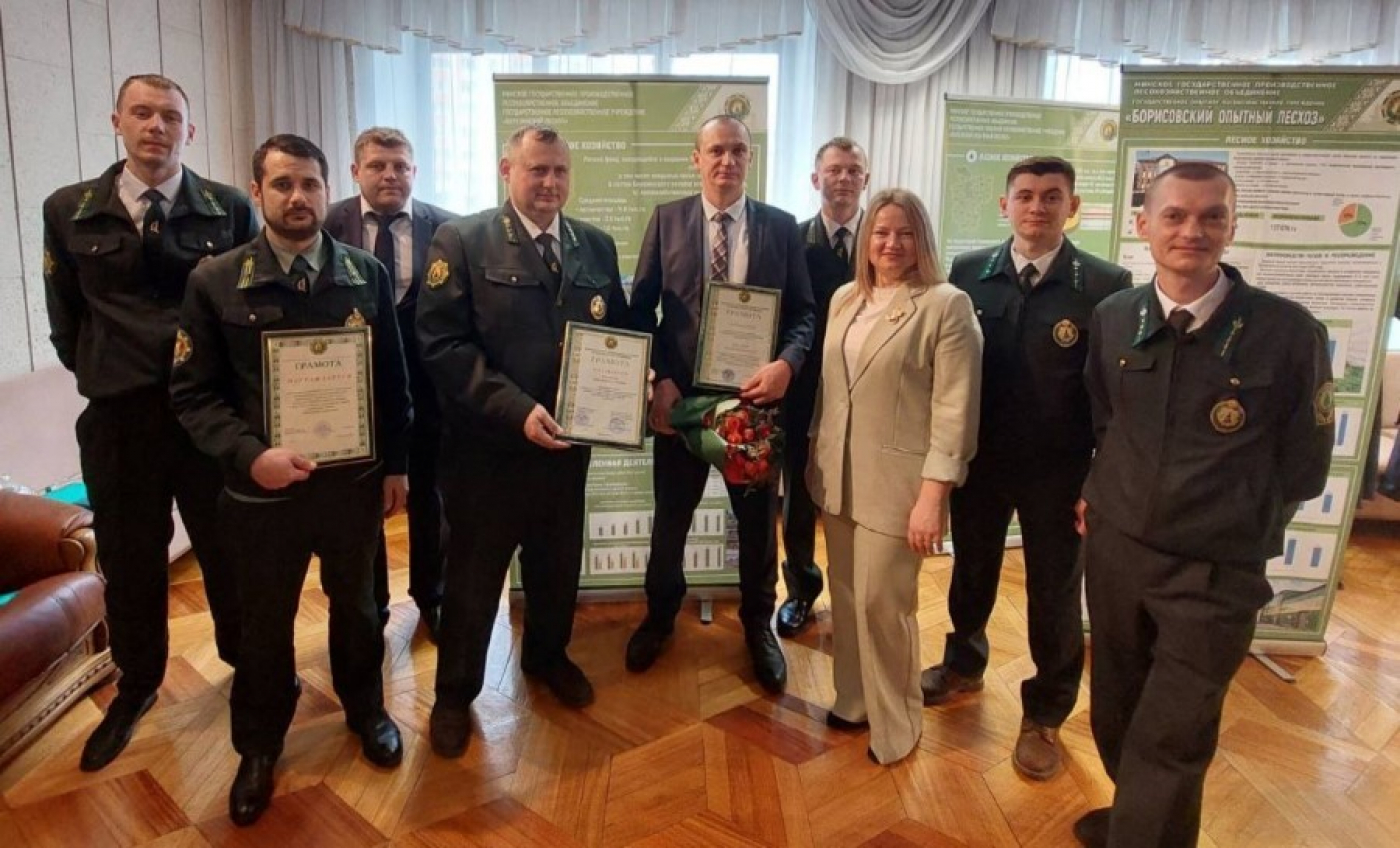С заслуженными наградами вернулись вчера с итоговой коллегии Минского ГПЛХО представители Березинского лесхоза