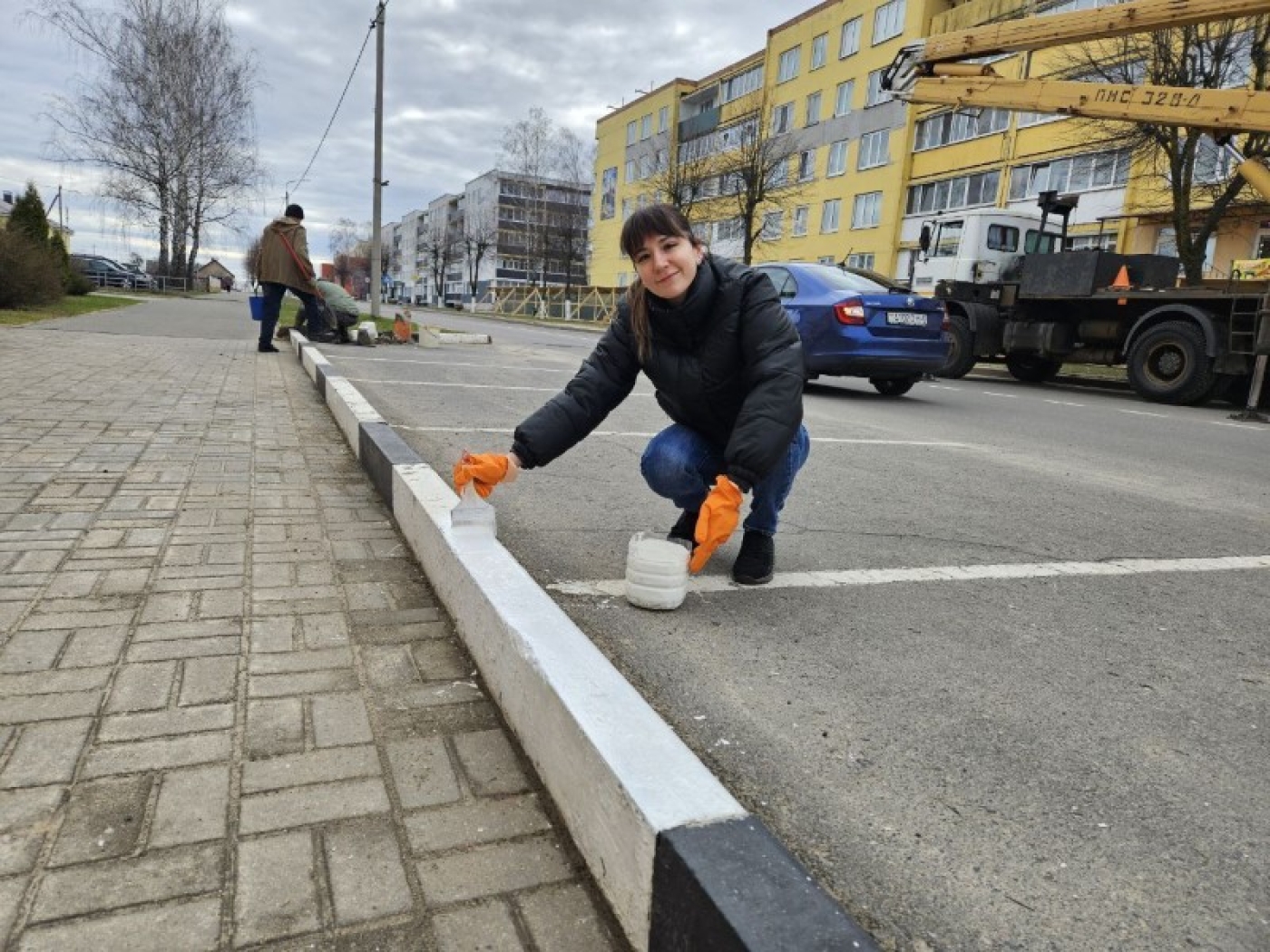 Березинское РОВД вышло на субботник