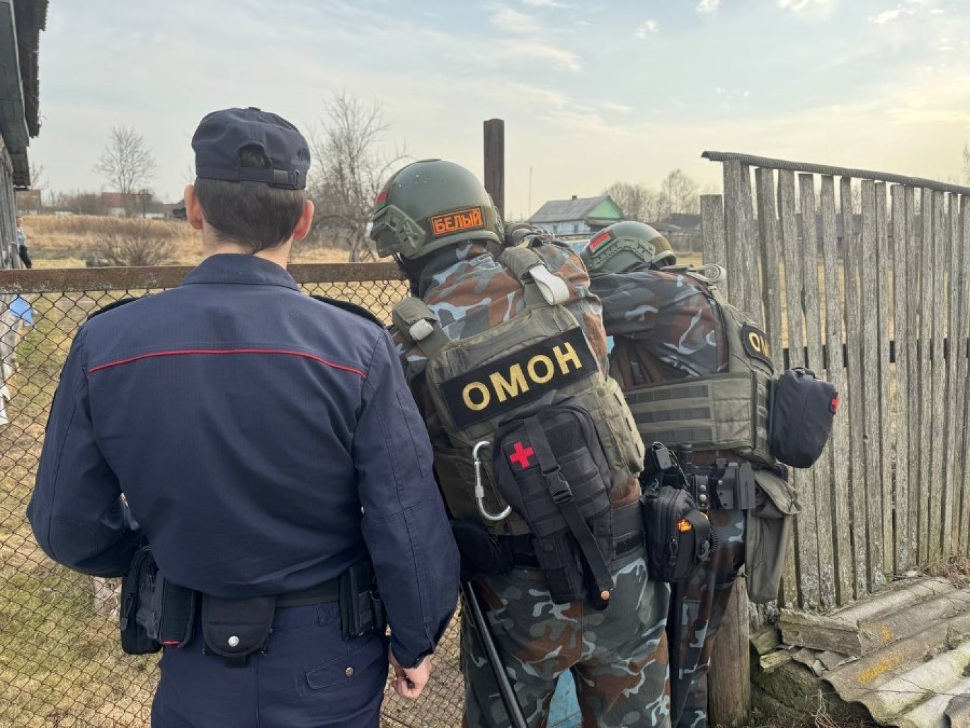 Что делал ОМОН в деревнях Погостского сельского Совета?