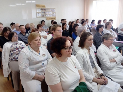 В Березинской ЦРБ состоялась встреча коллектива с сотрудниками правоохранительных органов