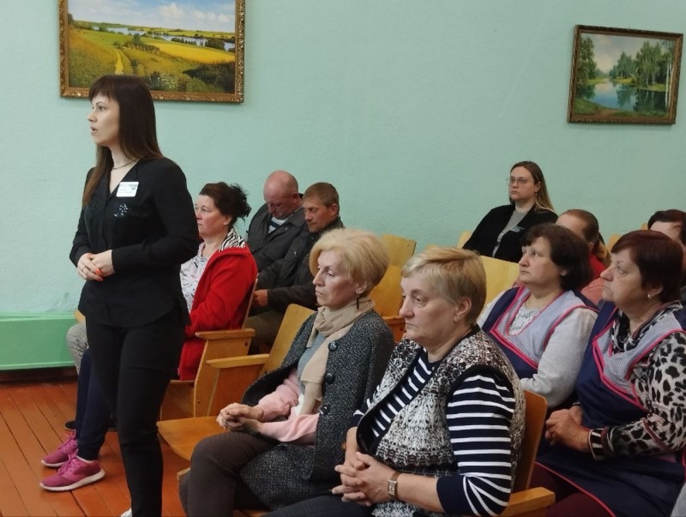 Делегат ВНС Андрей Соколовский выступил перед коллективом Ушанской школы