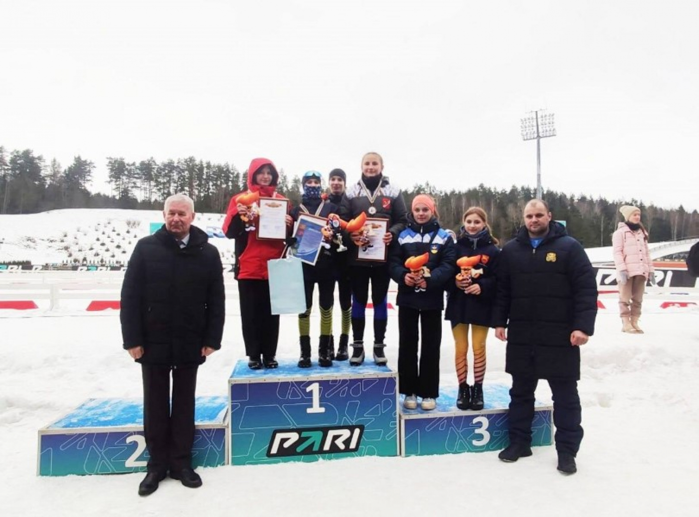 Областной этап соревнований «Снежный снайпер» в Раубичах