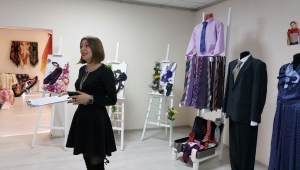 Творческий ретро-проект собрал в Березинском районном центре ремёсел более 600 галстуков