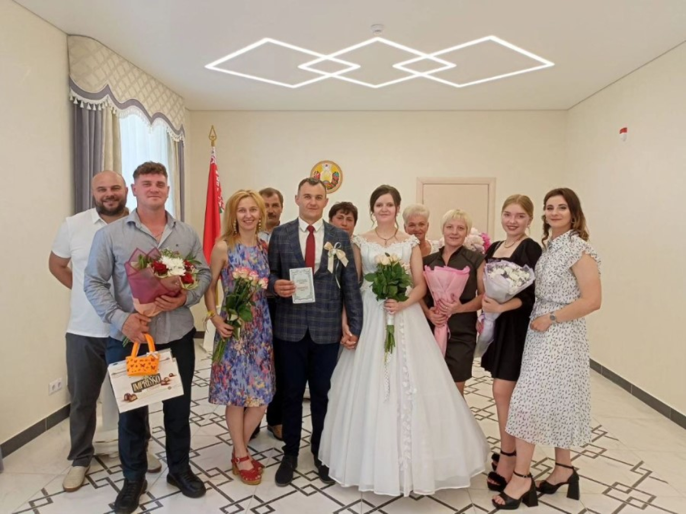 Зарегистрировали брак Иван и Светлана Кавалёнки