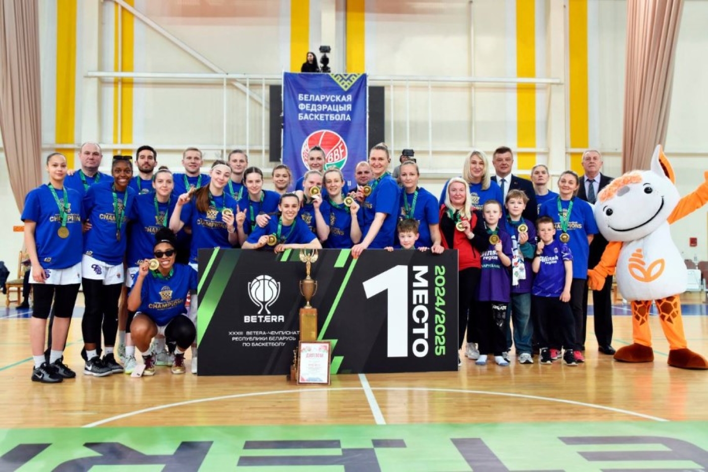 Алексей Кушнаренко поздравил баскетбольный клуб «Горизонт» с победой в Чемпионате Республики Беларусь