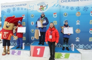 Бронзовая медаль в копилке у спортсменов Минщины в соревнованиях по биатлону "Снежный снайпер"