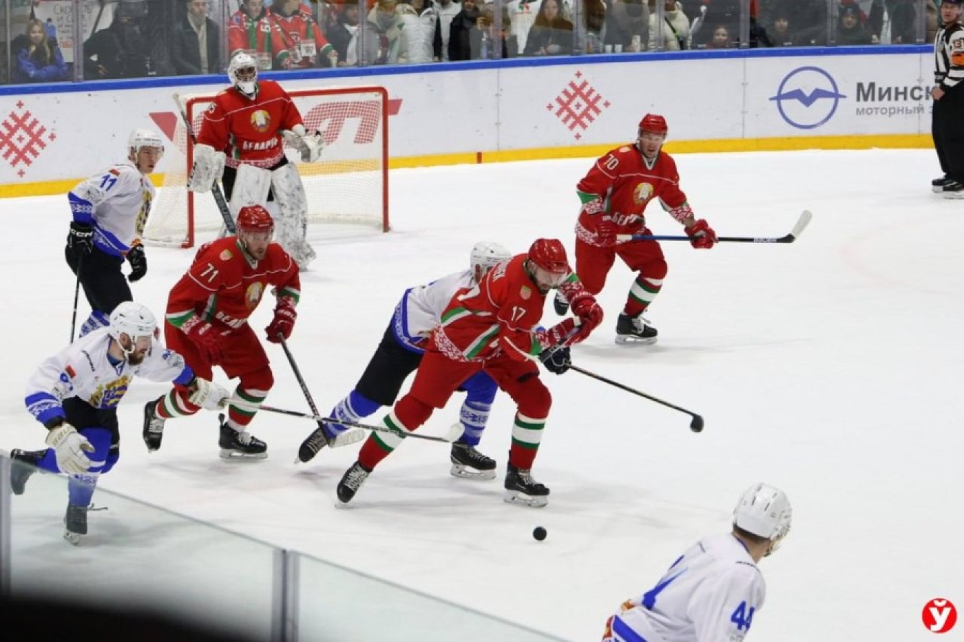 Дружины Минской области и команды Президента сыграли вничью со счетом 5:5