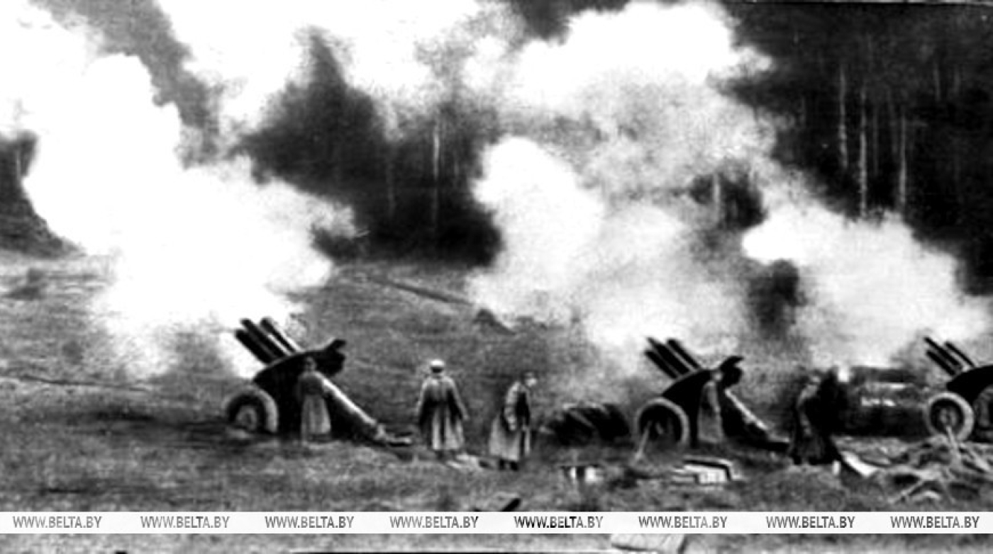 Операция "Багратион": архивные кадры освобождения Беларуси летом 1944-го. Бои под Могилевом