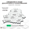 В досрочном голосовании приняли участие 33,61% избирателей