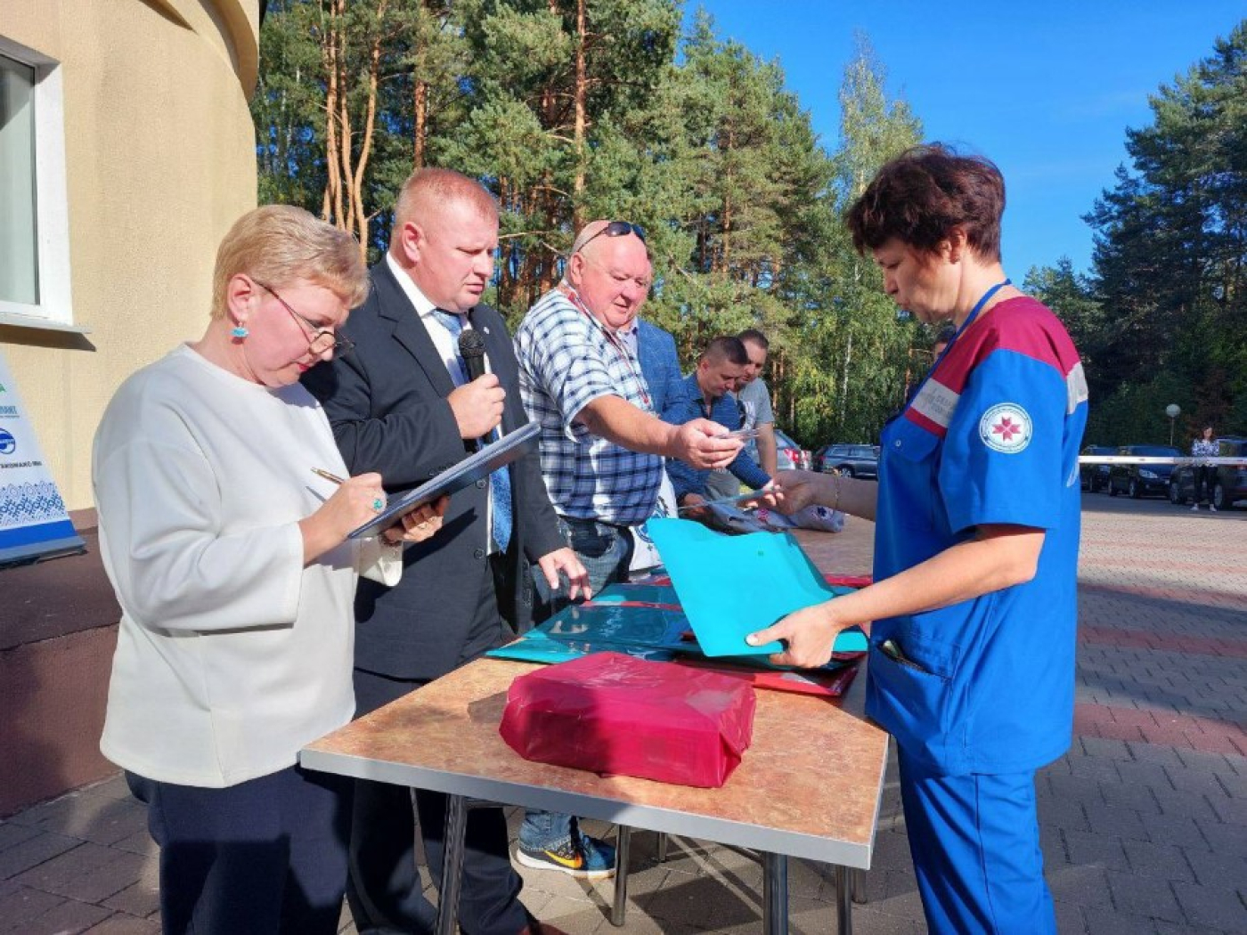 В Мядельском районе проходят 3 открытые соревнования бригад службы скорой медицинской помощи Республики Беларусь