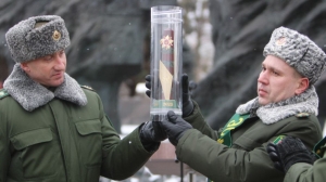 Сохраняя память о подвиге предков. "Эстафету Победы" встретили в Гродно