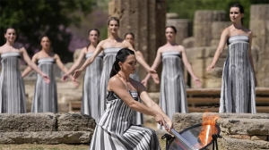 Олимпийский огонь для летних Игр-2024 в Париже зажгли в Греции