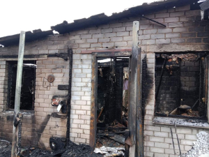 Пожар в Березино