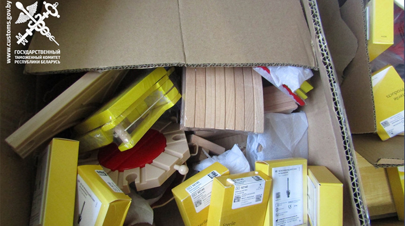 Незаконный ввоз медицинских товаров пресекли белорусские таможенники