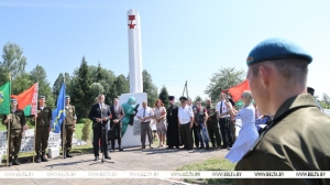 Останки бойцов Красной армии перезахоронили в Лиозненском районе