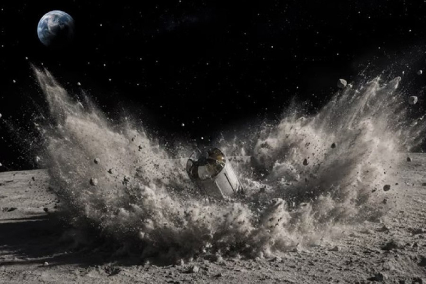 Четырехтонный обломок ракеты SpaceX врезался в Луну