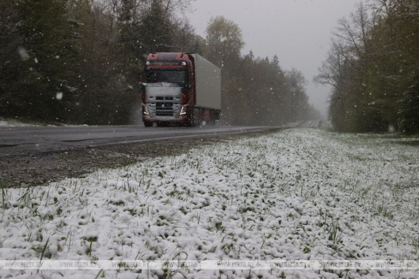 Зима вернулась в Беларусь в апреле