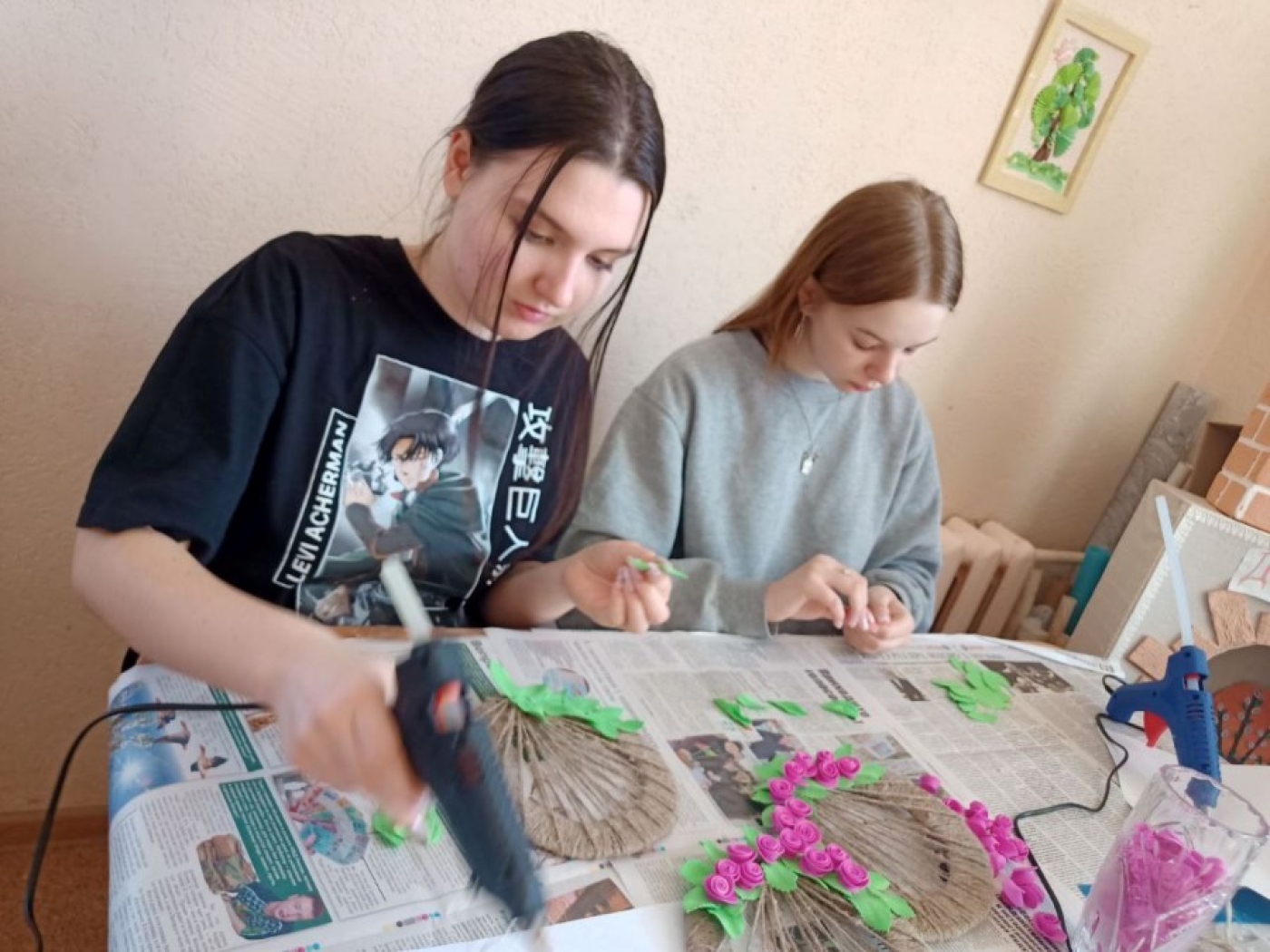 В Центре творчества детей и молодёжи была организована работа по специальности подсобный рабочий