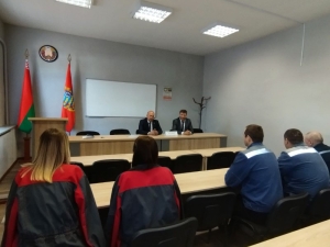 Андрей Соколовский выступил сегодня перед коллективом РЭС.