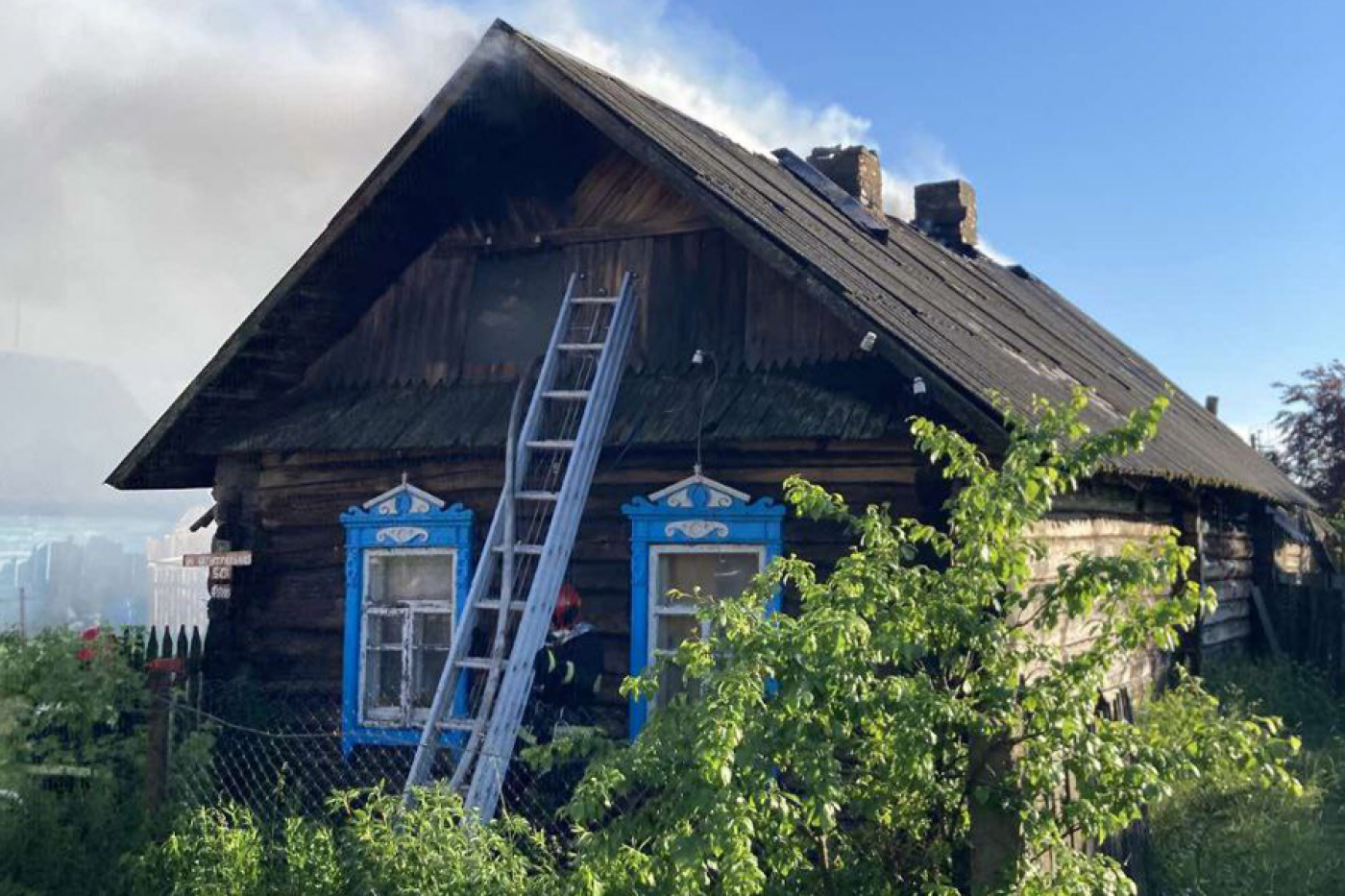 На пожаре погиб мужчина