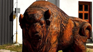Фигуру величественного зубра установят в Воложине к "Дажынкам"
