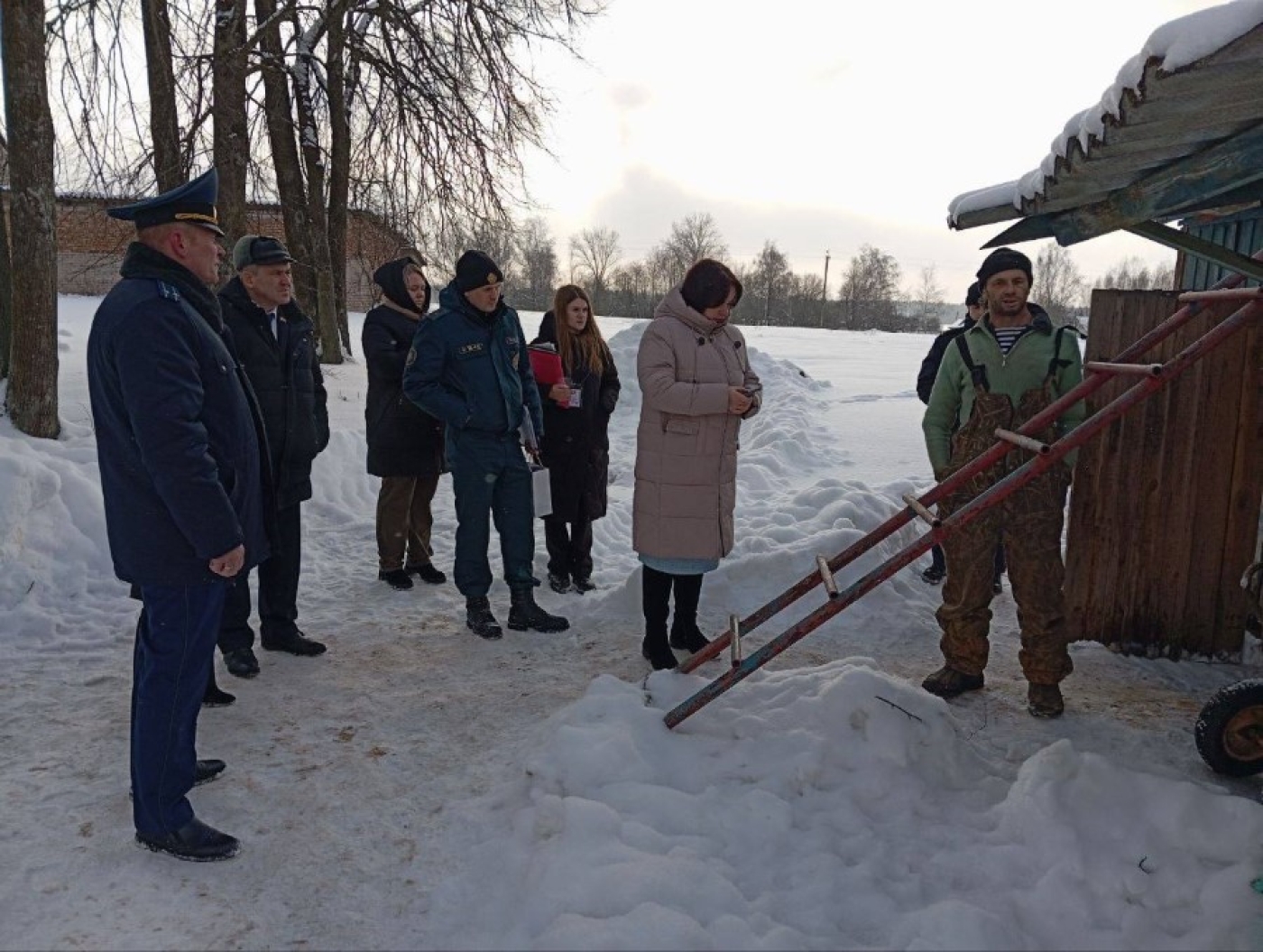 Рейд по безопасности: борьба с рисками пожаров в Березинском районе