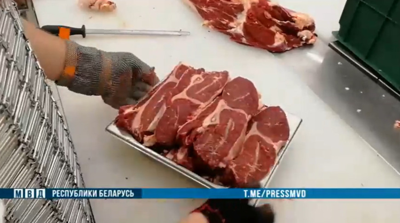 Изъяли четыре тонны. Схему нелегальной продажи мяса раскрыли витебские правоохранители