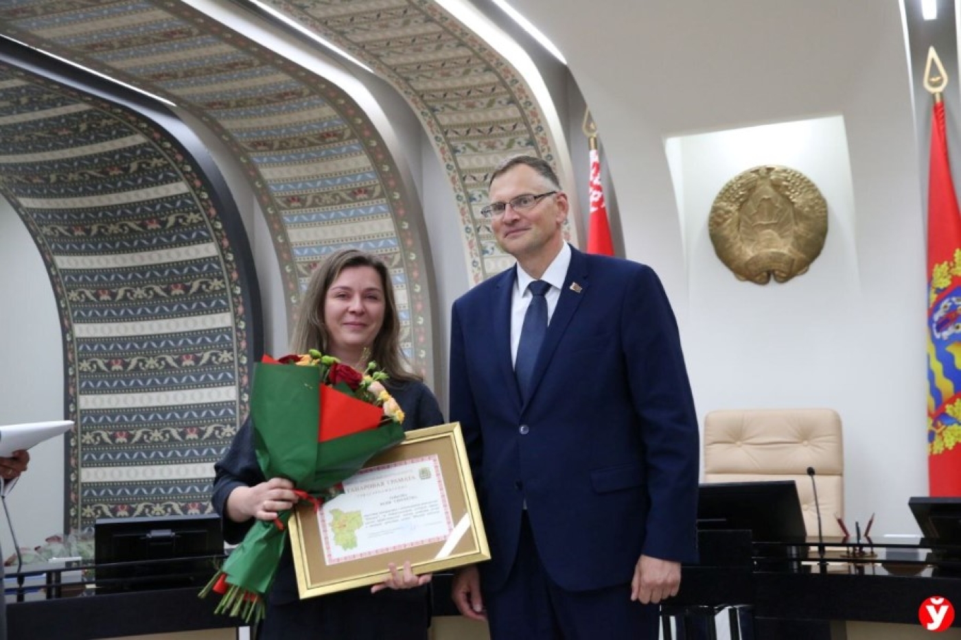 В Минском облисполкоме чествовали лучших работников торговли области