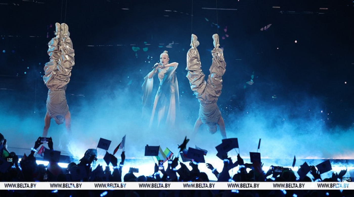 Выступление белоруски Насти Кравченко прошло на международном конкурсе "Интервидение"