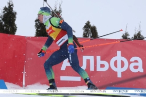 Лукашенко поздравил биатлониста Смольского с победой в гонке преследования на этапе Кубка Содружества в "Раубичах"