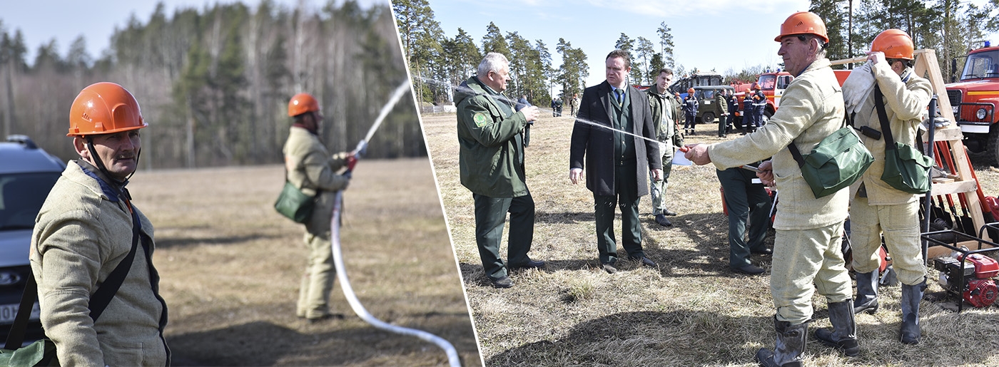 Березинский лесхоз к пожароопасному периоду готов