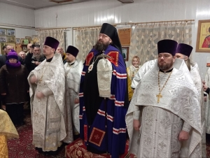 Преосвященнейший Амвросий освятил храм в аг.Погост