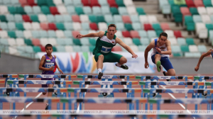 На стадионе "Динамо" в Минске стартовали соревнования по легкой атлетике II Игр стран СНГ