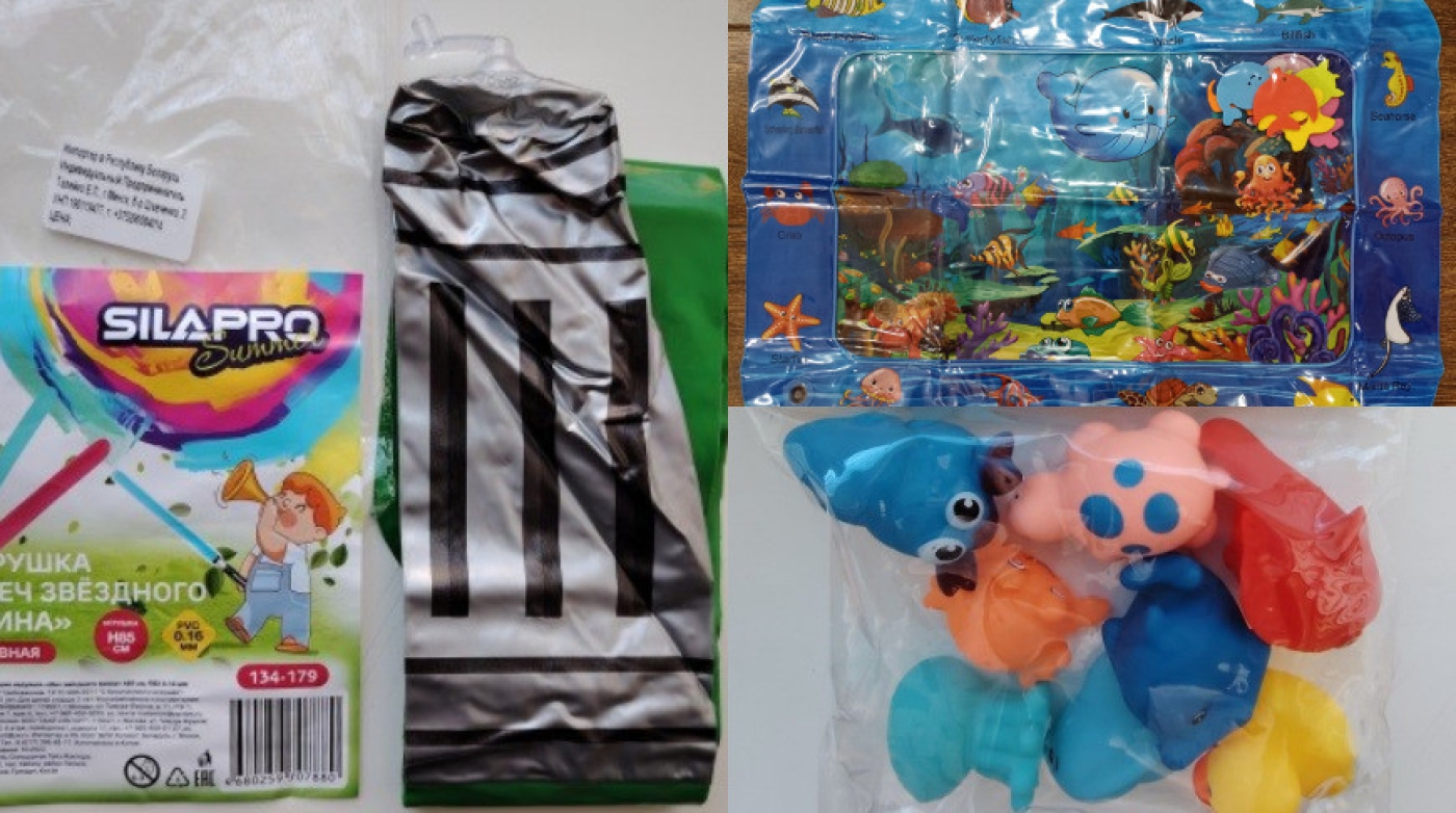 Игрушки с токсичным веществом продавали в Гомельской области