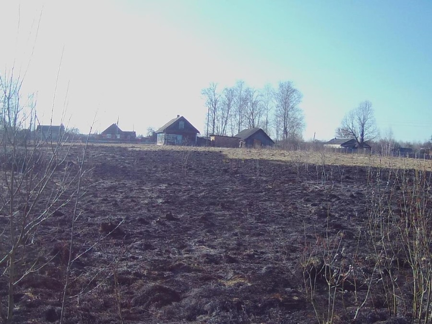 Пришла весна – горит трава…