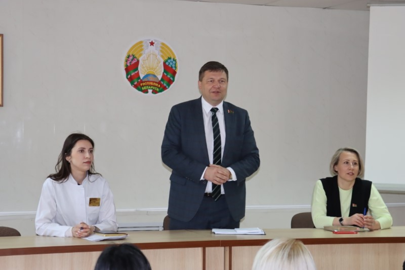 Депутат Палаты представителей Юрий Корсик встретился с коллективом Березинской ЦРБ