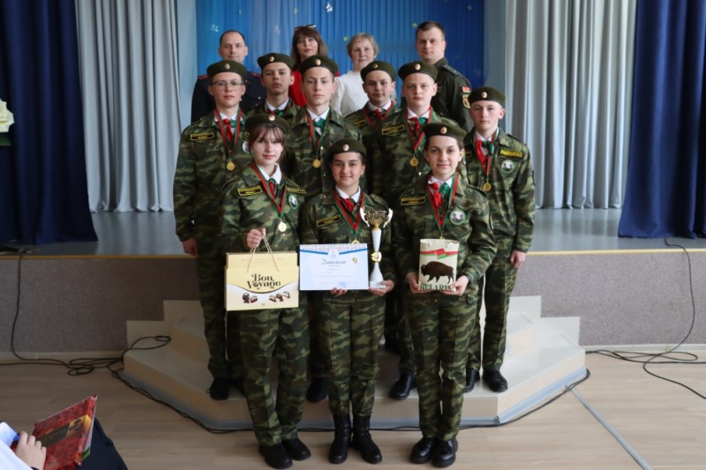 Районный этап игры «Зарница» состоялся в средней школе №3