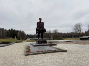 Александр Турчин проинспектировал ход реконструкции мемориального комплекса «Хатынь»