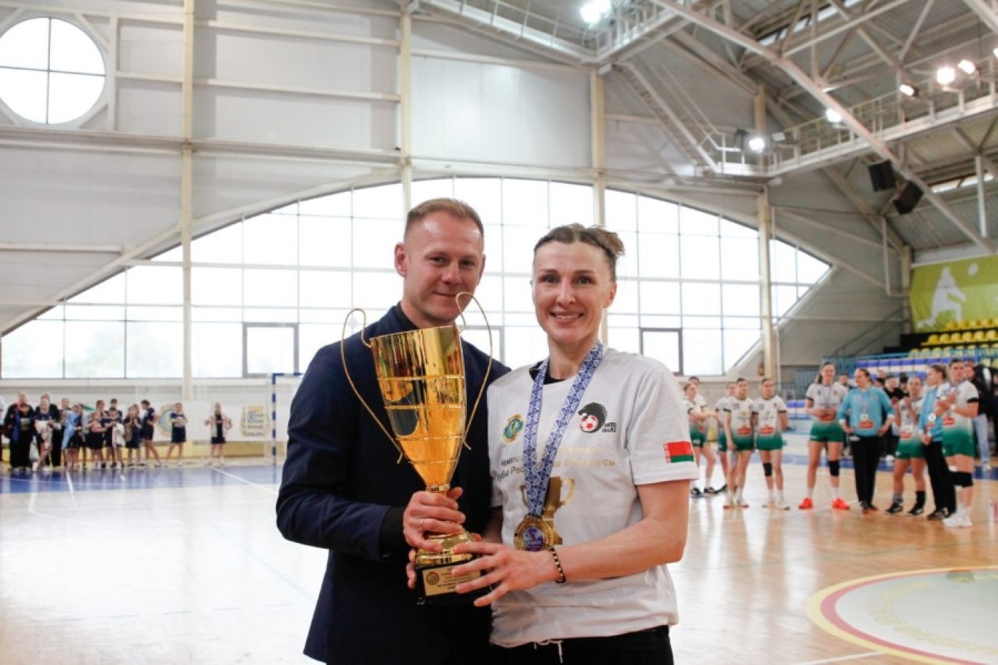 Алексей Кушнаренко поздравил Минский областной гандбольный клуб с победой в финале чемпионата страны