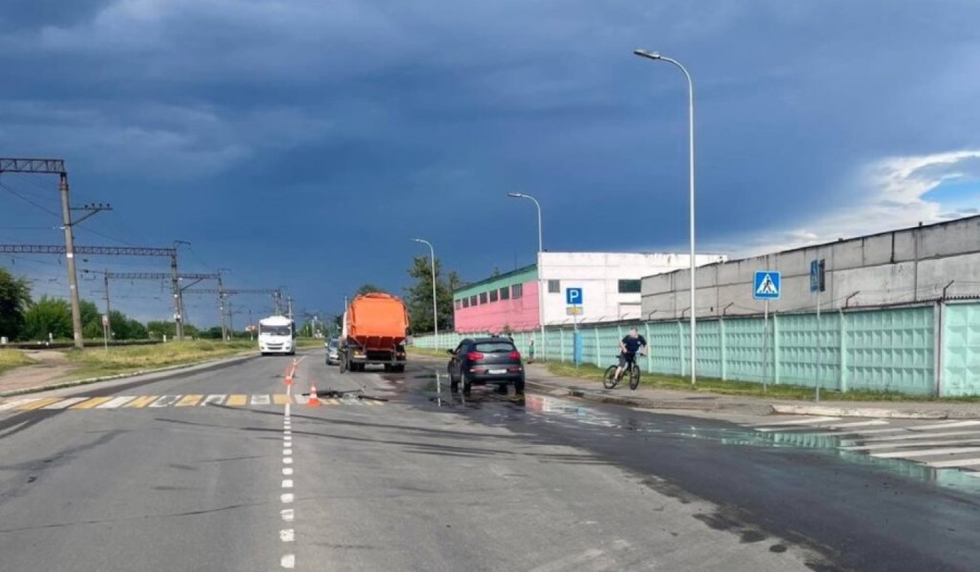 МАЗ сбил велосипедиста в Смолевичах — он в больнице